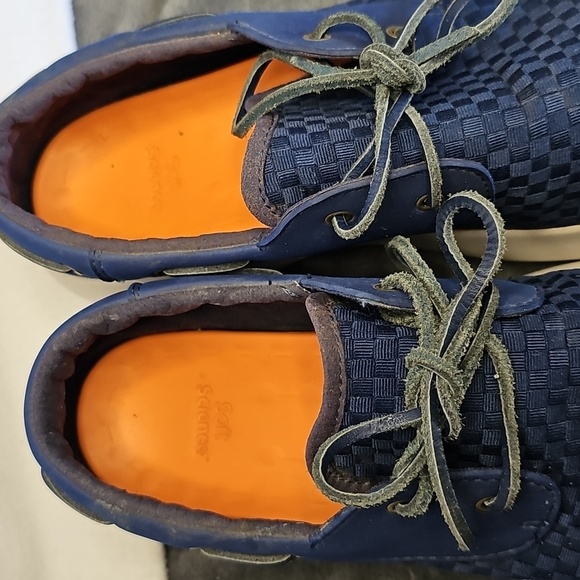 Womens Soft Science The Cruise Loafers Lightweight Woven Leather Laces Size 11 - Picture 4 of 7